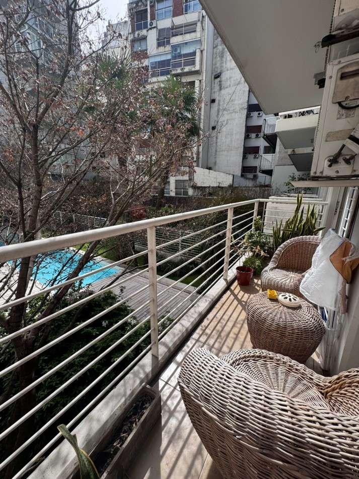 2 AMBIENTES CON BALCON Y AMENITIES - EXCELENTE ESTADO - PALERMO
