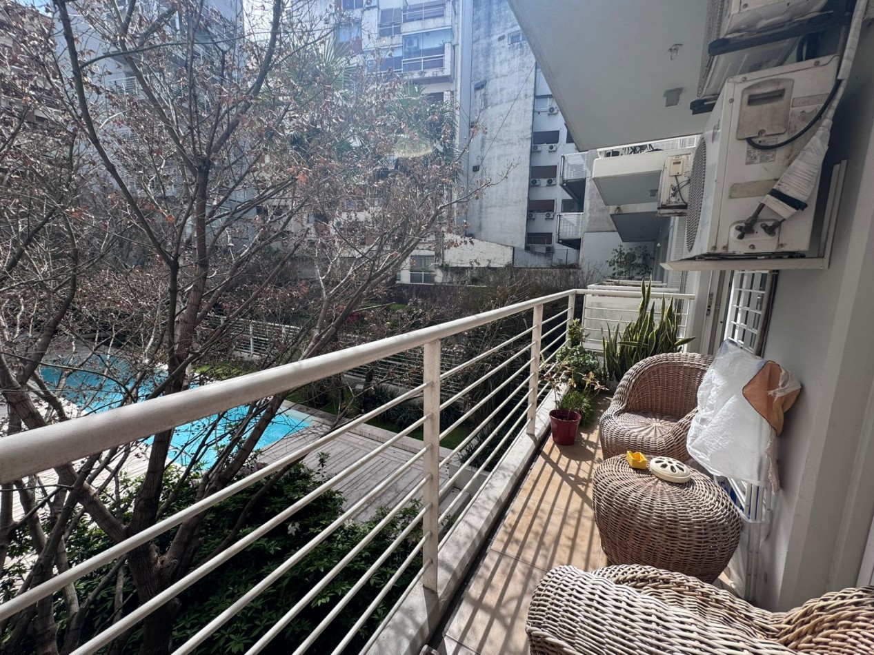 2 AMBIENTES CON BALCON Y AMENITIES - EXCELENTE ESTADO - PALERMO