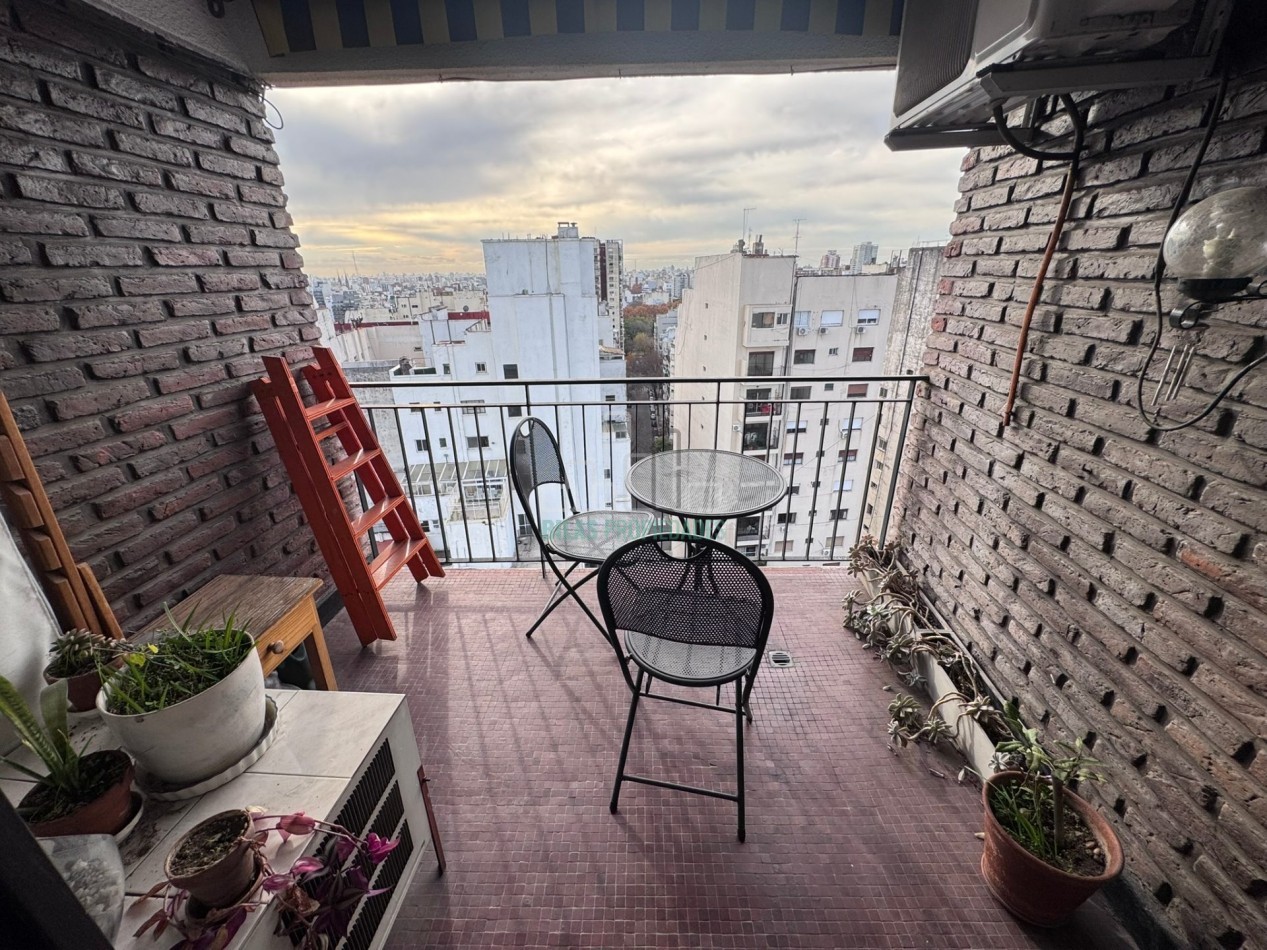 VENTA DEPARTAMENTO 3 AMBIENTES CON DEPENDENCIA- APTO CREDITO- PISO ALTO -BALCON CON VISTA ABIERTA