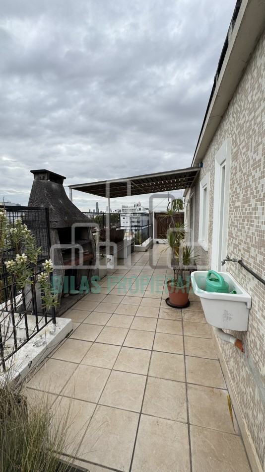 VENTA EXCLUSIVO PISO ENTERO DE 3 AMBIENTES CON TERRAZA Y PARRILLA PROPIA EN VILLA CRESPO