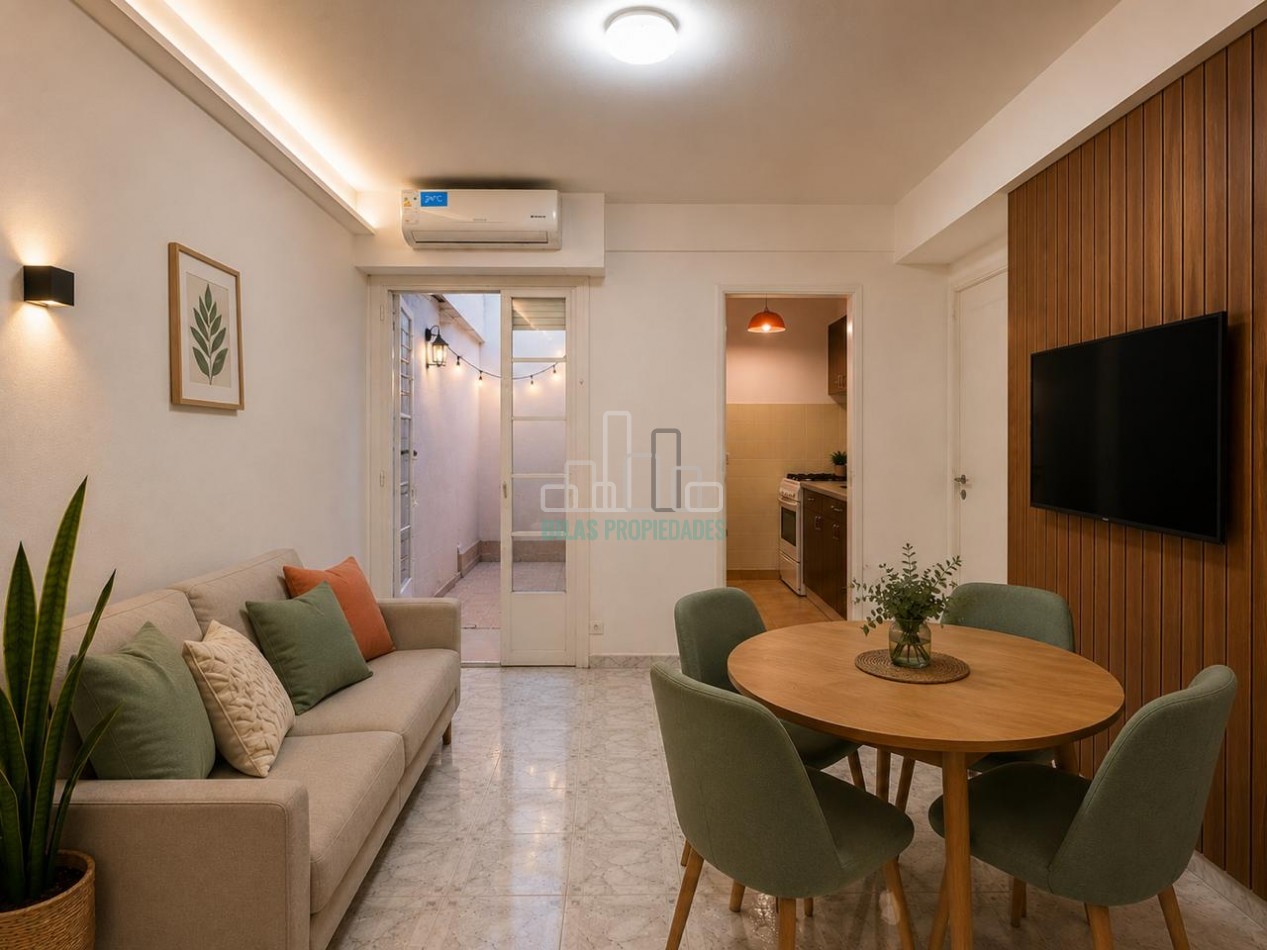 ALQUILER 2 AMBIENTES CON PATIO EN ALMAGRO 