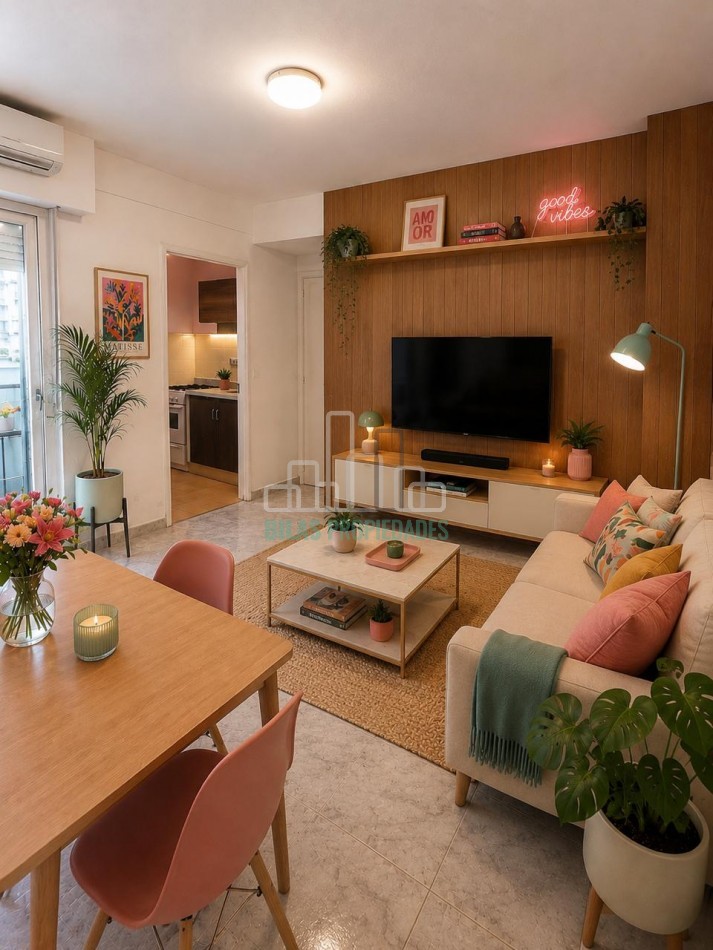 ALQUILER 2 AMBIENTES CON PATIO EN ALMAGRO 