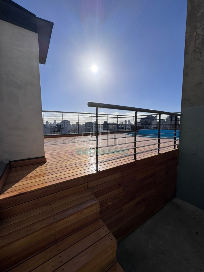 ALQUILER MONOAMBIENTE CON BALCON, VISTA ABIERTA Y AMENITIES- APTO PROFESIONAL