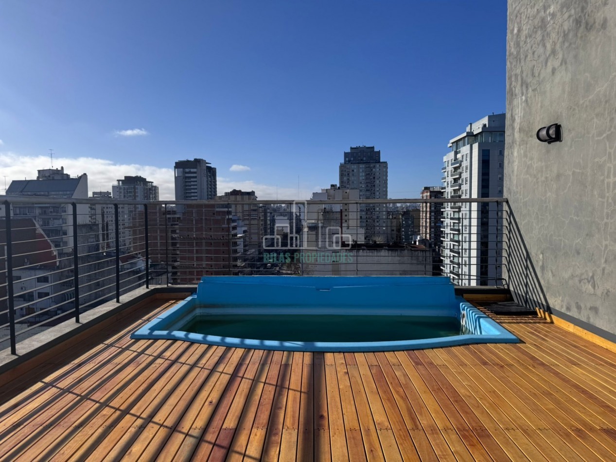 ALQUILER MONOAMBIENTE CON BALCON, VISTA ABIERTA Y AMENITIES- APTO PROFESIONAL