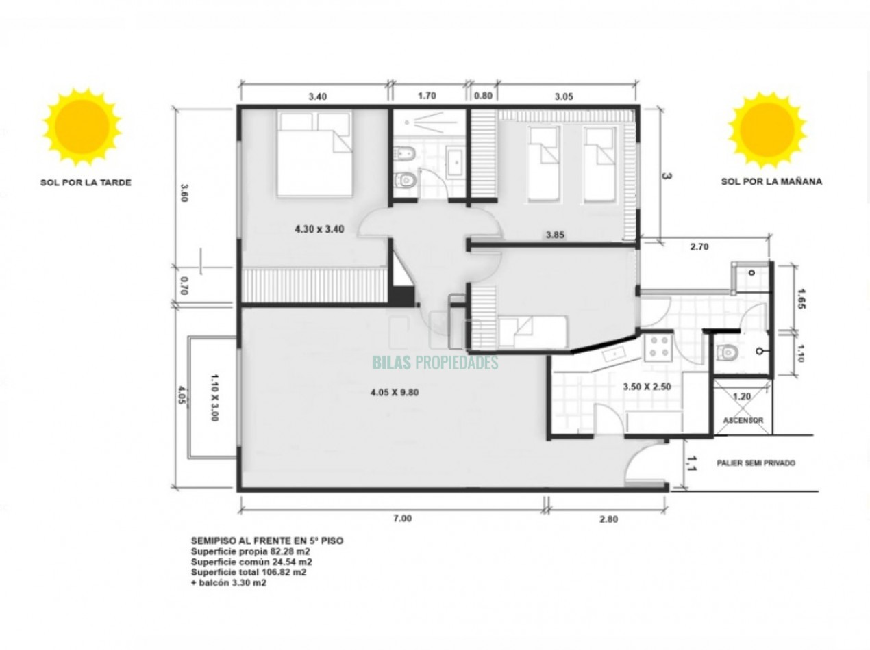 Venta departamento 4 ambientes en Almagro