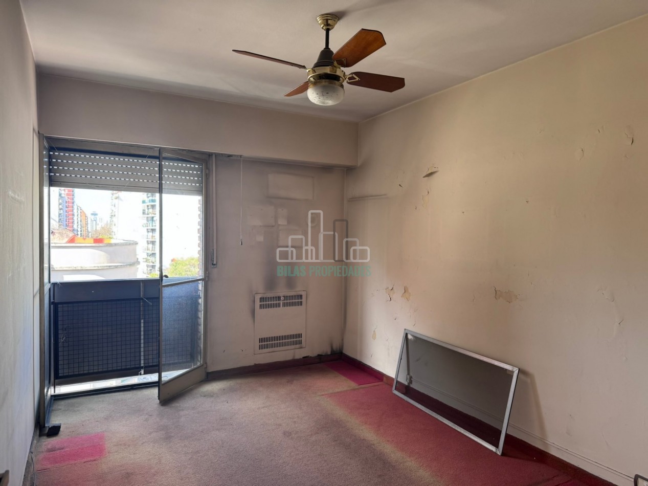 VENTA 3 AMBIENTES CON DEPENDENCIA Y BALCON AL FRENTE CON GRAN POTENCIAL